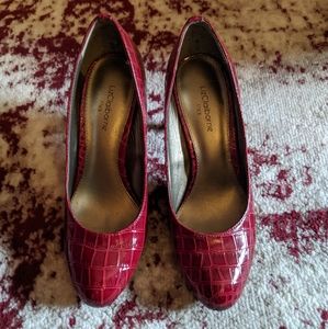 Red Patent Liz Claiborne Heels